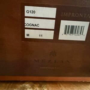 Mezlan Black Impronta Shoes in Cognac